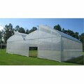 Cerrar White Tropical Weather Shade Clothes with Grommets - 50 PercentageShade Protection- 6 x 40 ft. CE3186214